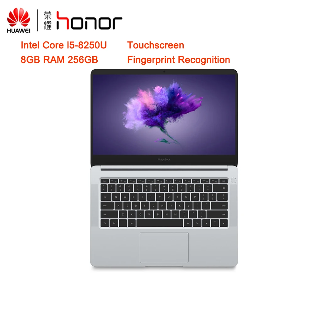 HUAWEI Honor MagicBook сенсорный ноутбук 14 дюймов Windows 10 OEM Pro Intel Core i5 8250U Распознавание