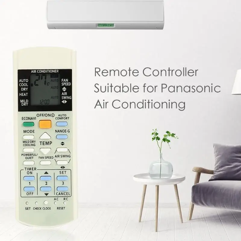 ИК пульт дистанционного управления для кондиционера Panasonic бытовой A75C3208 A75C3706
