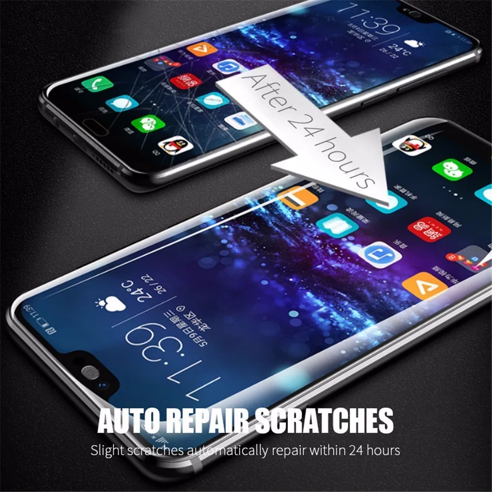 Защитная пленка для экрана 9D Гидрогелевая Xiaomi Redmi 5 Plus Note 6 7 Pro MI 9 SE Play полная