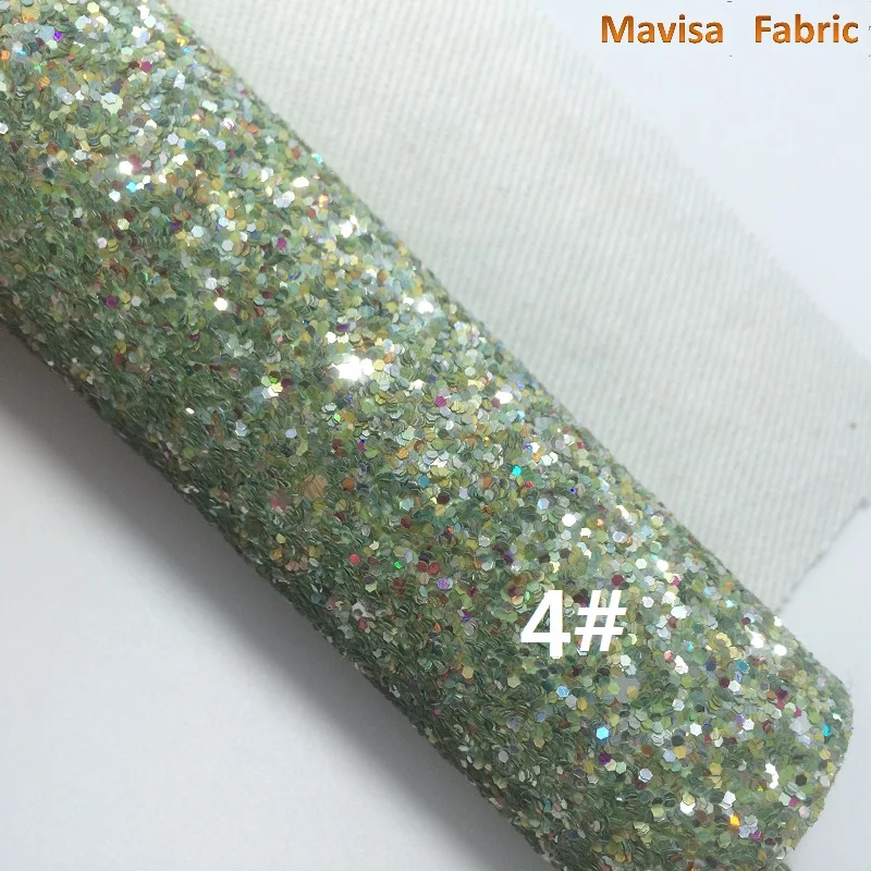 1PCS A4 SIZE 21X29cm Synthetic Leather Artificial Chunky Glitter Fabric For Bow DIY handbags shoes MK089 | Дом и сад