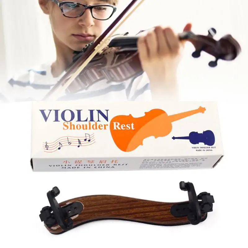 Усовершенствованная Скрипка для отдыха через плечо регулируемая высота 1/4 1/2 3/4 4/4