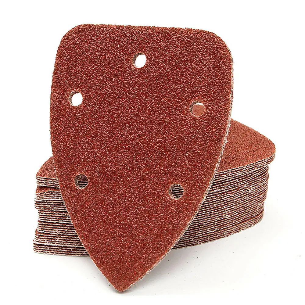 

50pcs Sanding Sheets Discs Paper For Black & Decker Palm Sander 40/80/120/240 Grit Discs Paper For Abrasive Tools