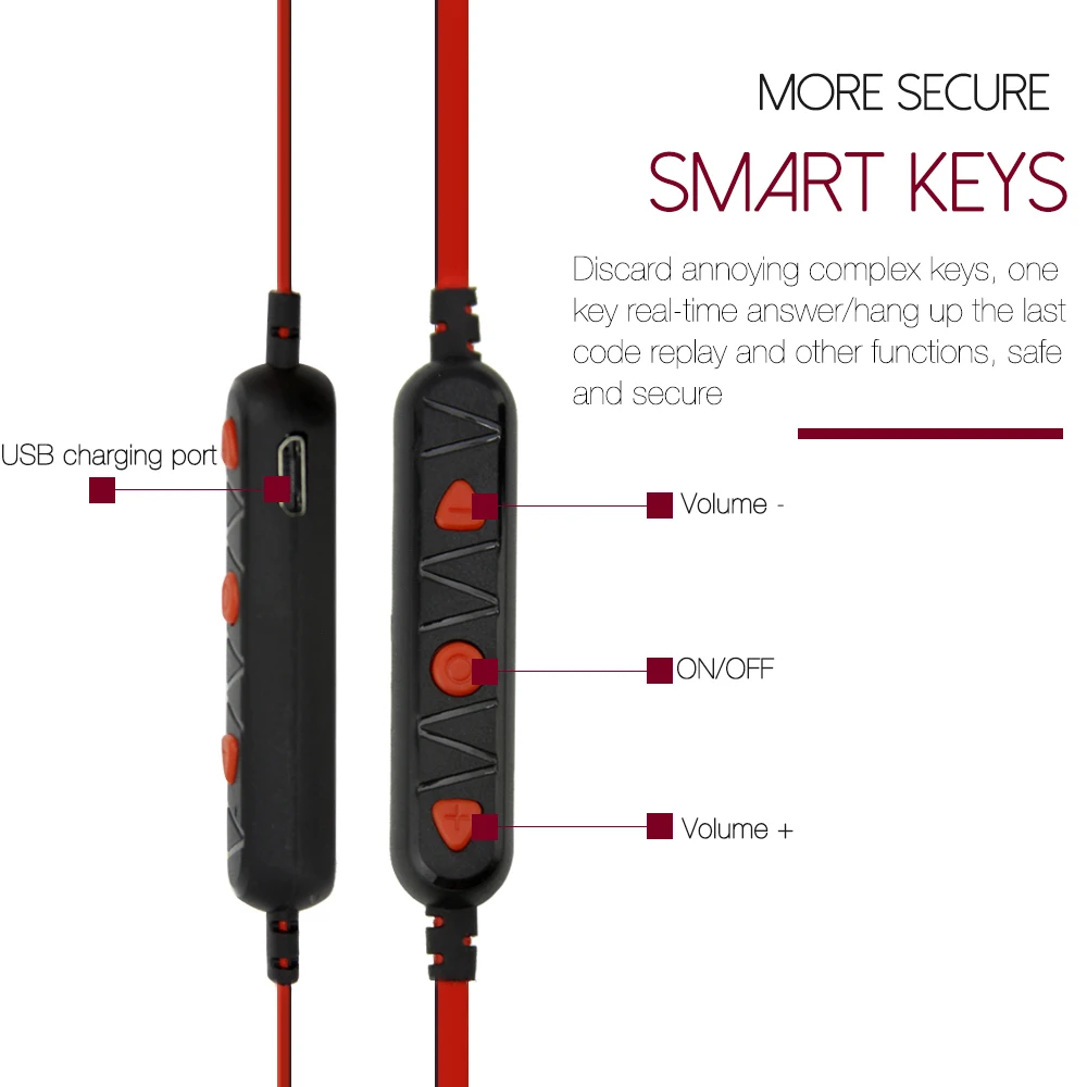 CHYI bluetooth наушники на шею BT4.2 IPX7 Водонепроницаемый Спорт гарнитура складная