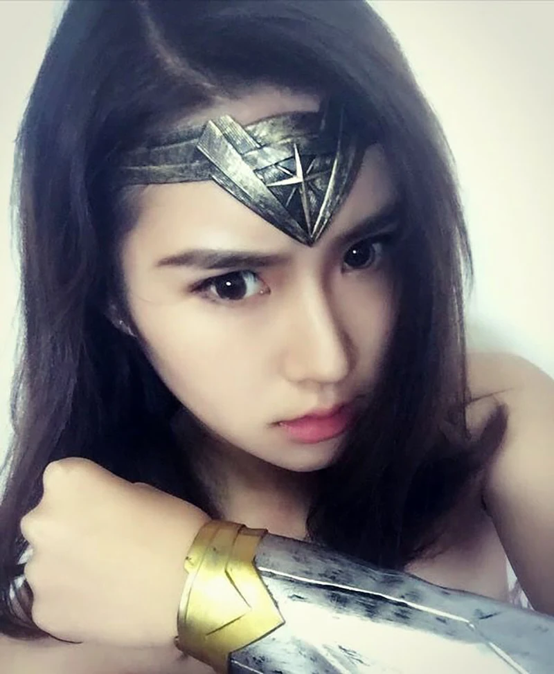 Wonder Woman Диана принц косплей повязка на руку голову и тиара корона наручные