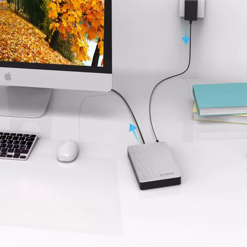 Md35U3 алюминиевый 3 5 дюймовый Usb3.0 к Sataiii корпус внешний жесткого диска 8 ТБ Ssd/Sata Hdd