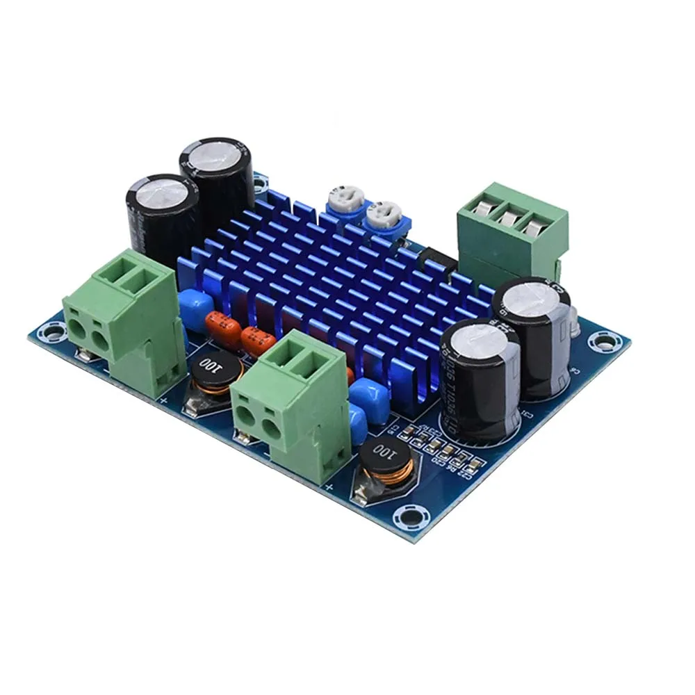 Tenghong TPA3116D2 120 Вт * 2 Цифровой HIFI усилитель плата DC5 28V шасси специальный штекер в