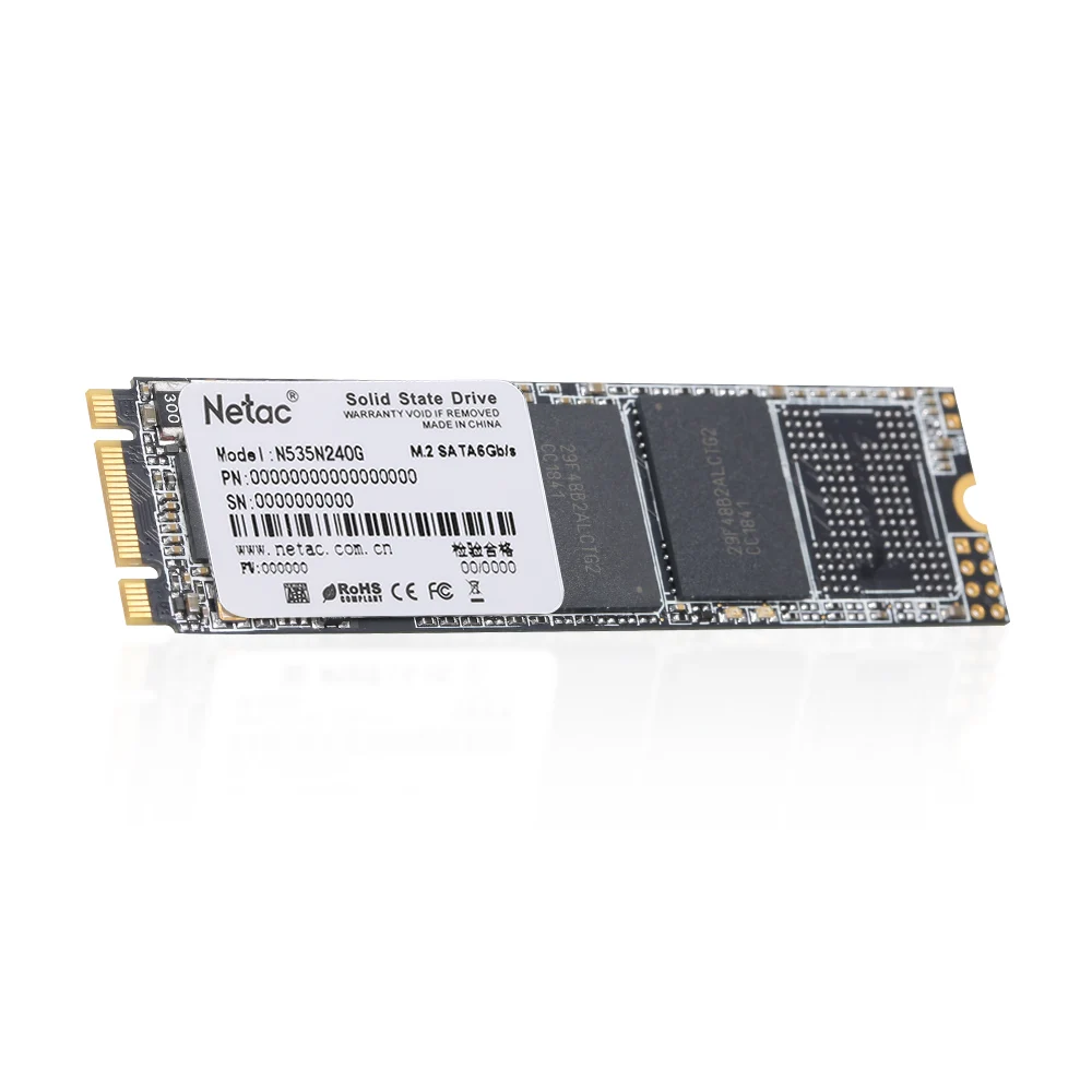 Netac N535N SSD M.2 2280 SATAIII 6 ГБ/сек. 120 ГБ 240 PCIe Gen3 3D MLC/TLC NAND флеш накопитель|Внутренние