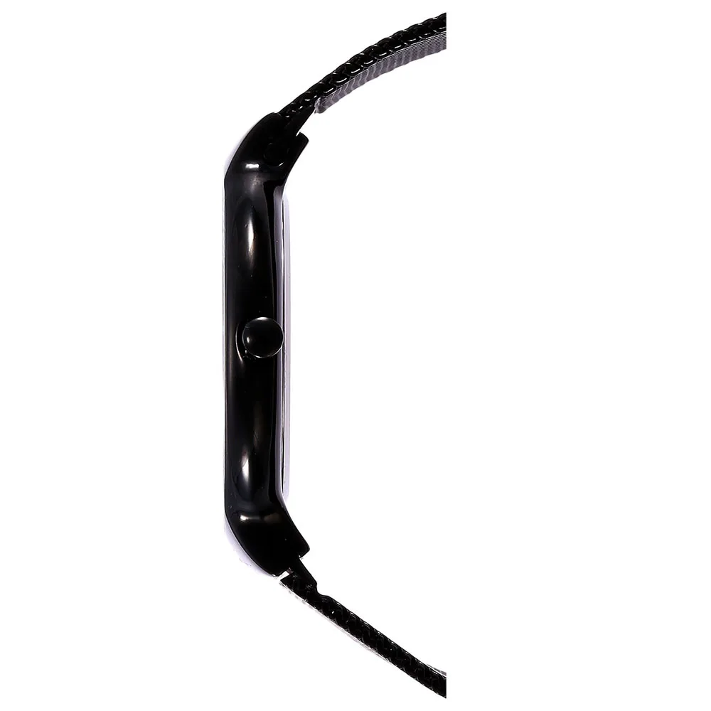 Ультра тонкие кварцевые часы мужские повседневные Черные Кварцевые Женские из