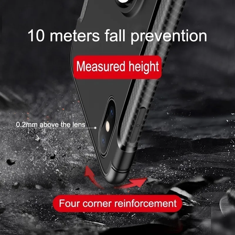 Роскошный чехол для Iphone 7 XR X XS MAX телефона 6 6s 8 Plus встроенный магнитный мягкий