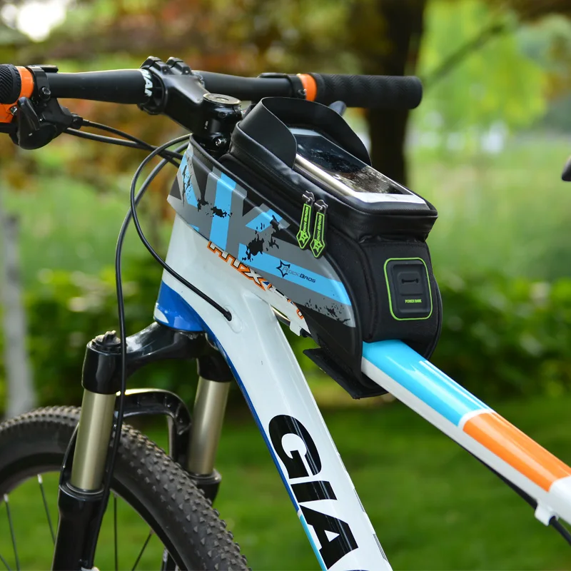 Горячие-Rockbros Mtb дорожный велосипед сумки непромокаемые нажатие на экран