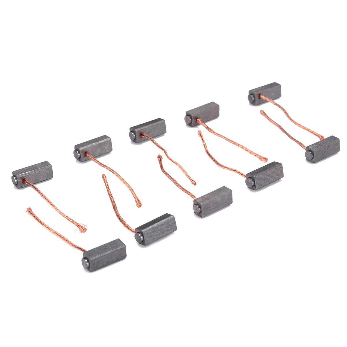 10 шт. черная электрическая Угольная щетка 5x6x14 мм Углеродные щетки Набор щеток для
