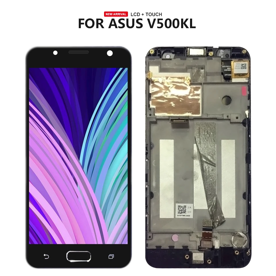 Для Asus ZenFone V Live V500KL ЖК дисплей сенсорный экран планшета Ассамблеи с рамки