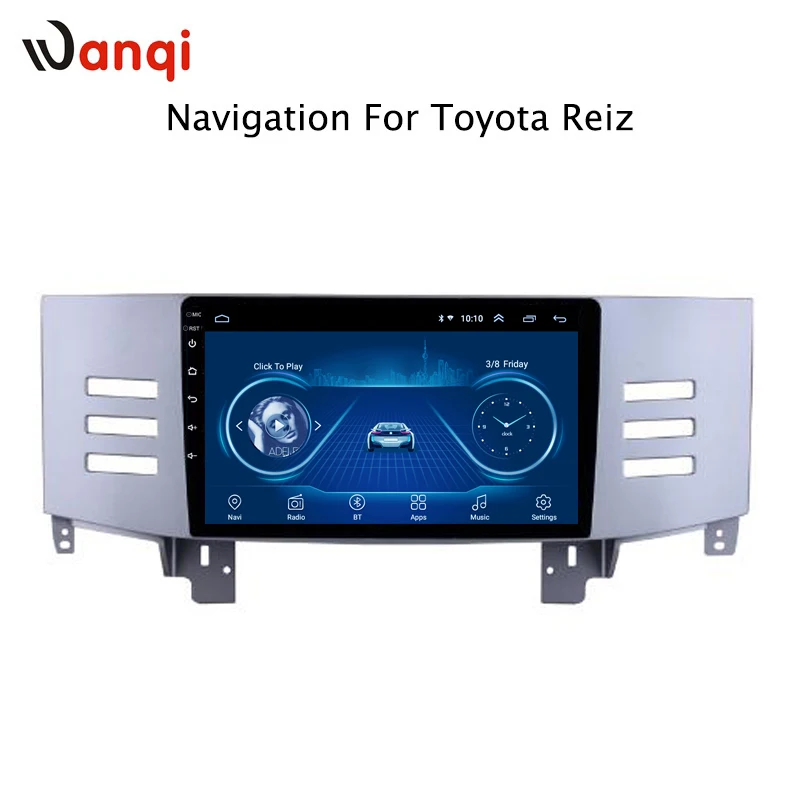 9 дюймов Wanqi 1 Автомобильный мультимедийный GPS навигации для Toyota Reiz 2006-2009 Поддержка