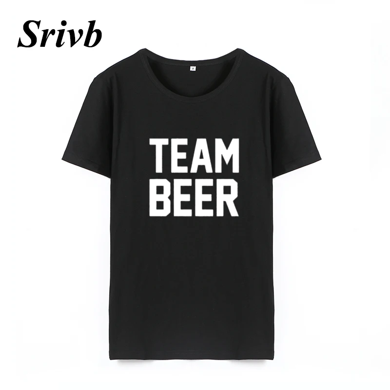 Фото Женская футболка в стиле хип-хоп Srivb Team Beer свободная из хлопка Харадзюку лето 2018 Женская футболка в стиле хип-хоп Srivb Team Beer свободная из хлопка Харадзюку лето 2018