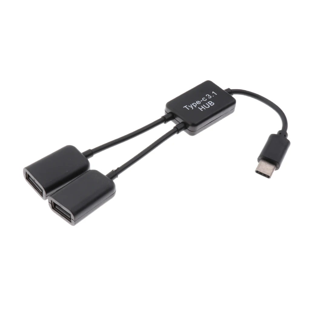Кабель адаптер Dovewill USB 3 1 Type C Male Female Dual 2 0 в OTG|Сетевые адаптеры c передачей данных
