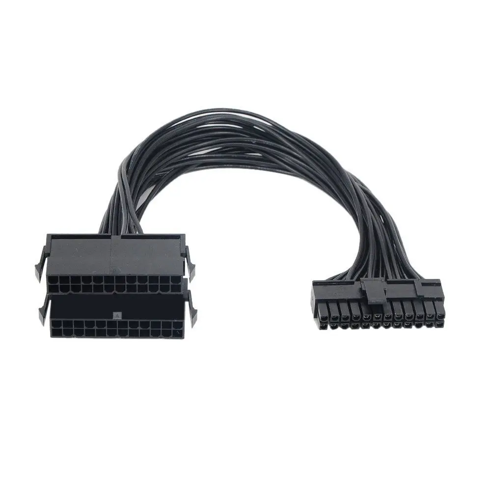 Power Supply Splitter Dual PSU Cable Adapter 24 Pin 20+4 ATX Motherboard Extension 24-Pin Mining Adapt | Электроника