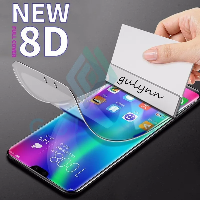 Новинка 8D полная защита мягкая Гидрогелевая пленка для Huawei P30 P40 Lite Pro экрана Honor 20
