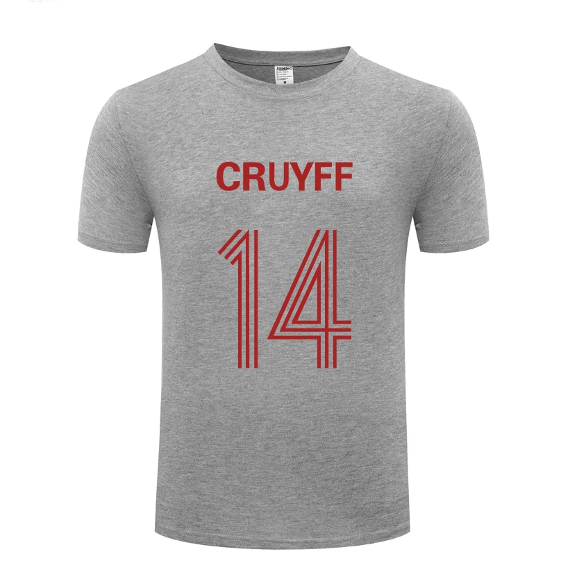 Мужская футболка JOHAN CRUYFF хлопковая Повседневная с круглым вырезом и коротким