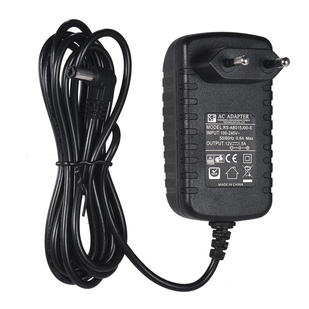 12V 1.5A AC адаптер питания для Viltrox L116T L116B L132T L132B VL 162T LED Видео Освещение зарядное