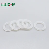 lujx r 20pcs thickness 1 5mm o ring seal silicone ring od 4 5 6 8 10 12 14 15 16 18 19 20 21 22 23mm white washer sealing o ring