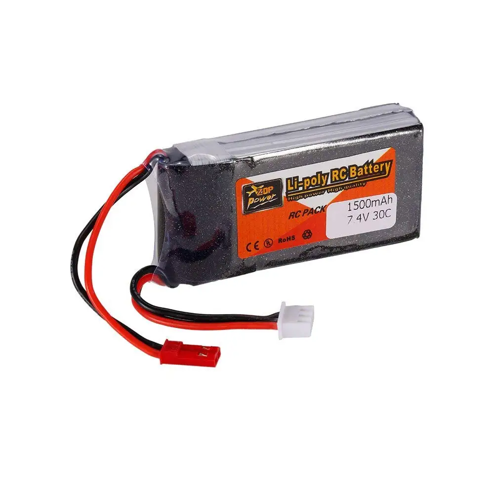ZOP POWER Lipo батарея для 2S 7 4 V 1500mah 30C JST QAV250 H210 LS180 FPV гоночный RC Квадрокоптер