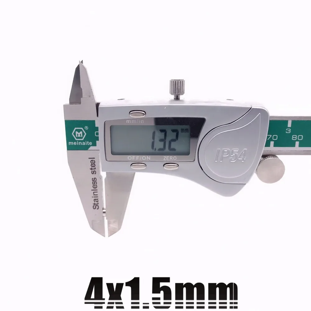 

100Pcs 4x1.5mm Neodymium Magnet N35 Small Round Mini Super Strong Super Powerful Magnetic Magnets Disc For Craft 4*1.5