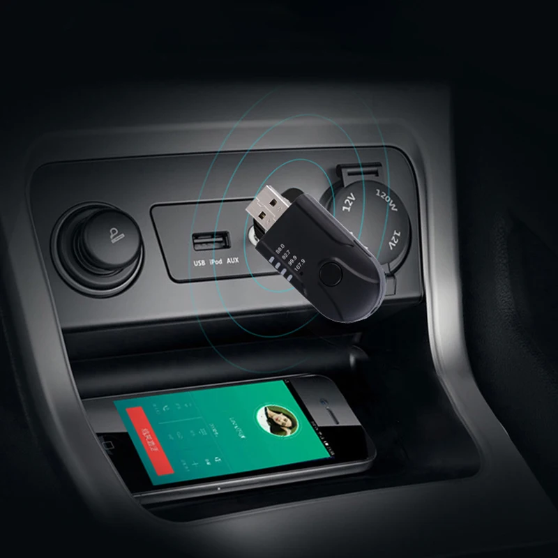 Bluetooth fm передатчик Hands free автомобильный модулятор с питанием от USB TF карта