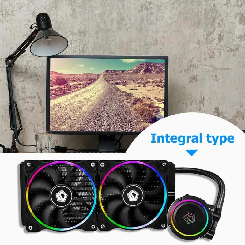 ID COOLING ChromaFlow 240 cpu кулер для воды 12 в RGB жидкостный радиатор охлаждения|Кулеры и