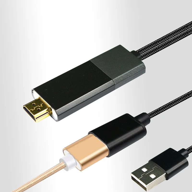 Hdmi кабель для Ios phone 8X7 6S Plus pad Tv Android к адаптеру Full Hd 1080P Usb конвертер Кабель Hdmi|Кабели