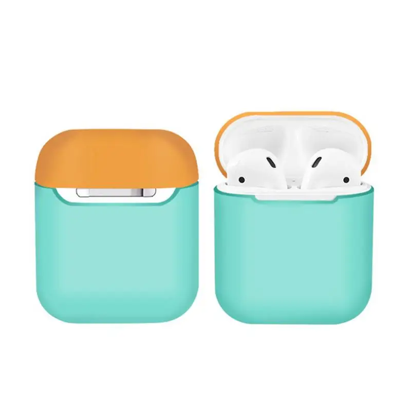 Мягкий силиконовый чехол для Apple Airpods противоударный гарнитура Чехлы Ультра Air Pods
