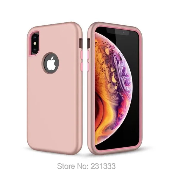 C ku робот гибрид армированный Жесткий ПК ТПУ чехол для Iphone X XS MAX XR 8 7 Plus 7PLUS 6 6S