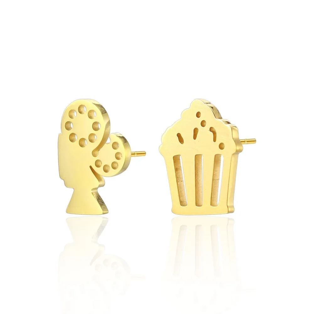 Женские сережки-гвоздики украшения из нержавеющей стали 2019 | Украшения и