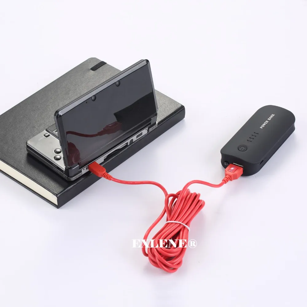 EXLENE 1 2 m 3ds 2ds USB кабель для зарядки питания зарядное устройство 3DS 2DS New XL новый LL