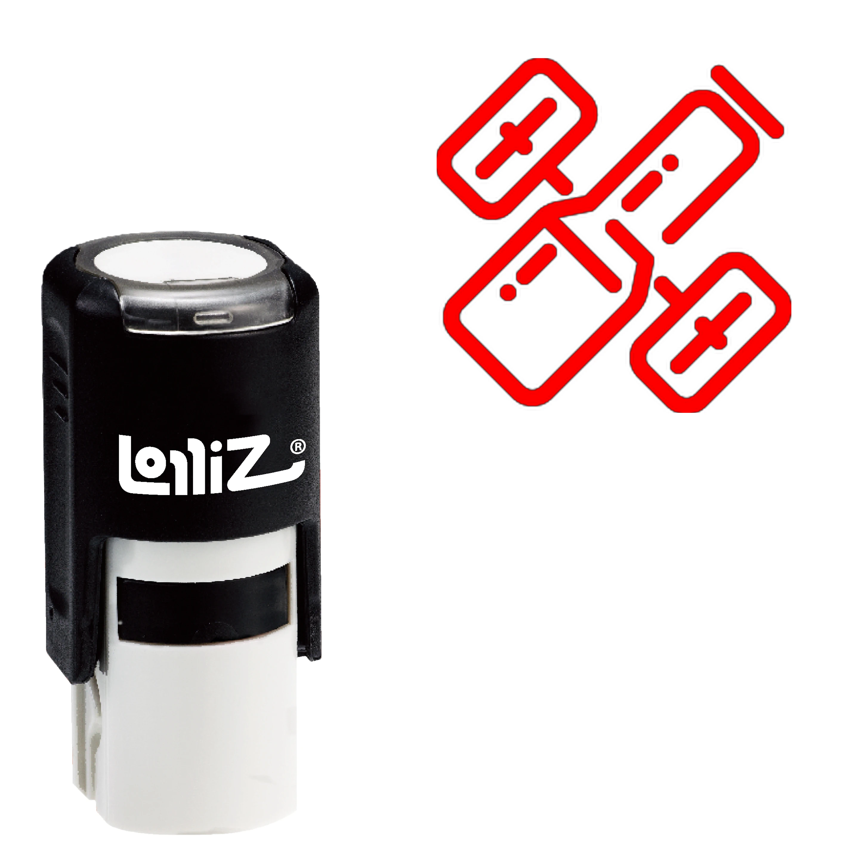 

LolliZ Hubble Self-Inking Rubber Stamp - Modern Symbol Series