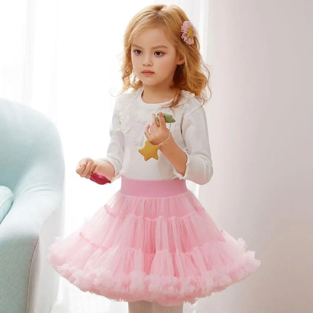 Юбки пачки для маленьких девочек пышная детская балетная юбка юбки фатиновые
