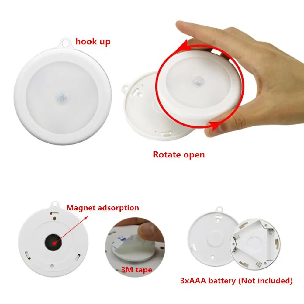 

LED Infrared Motion Sensor Night Light for Room Wardrobe Wall Lighting