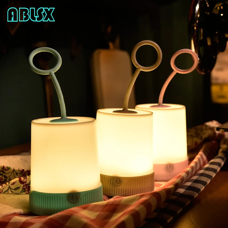3D Cylindrical Night Light For Children Beside Little Chandelier Bedroom Luminaire White Color Christmas Xmas Nightlights | Освещение