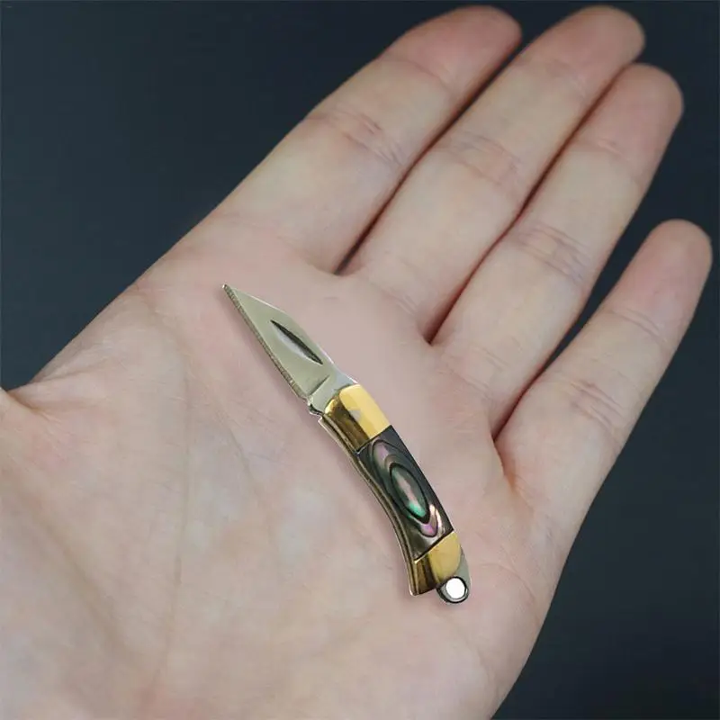 Мини Складной нож для охоты на открытом воздухе боевой Кемпинг