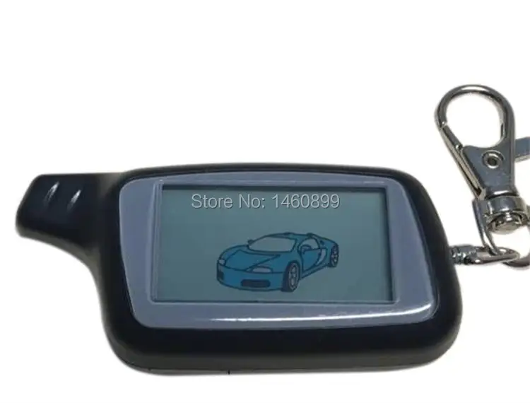 10 PCS/Lot X5 LCD Remote Control Key Fob Chain For Russian Tomahawk X5 2-way car alarm system LCD remote Starter keychain