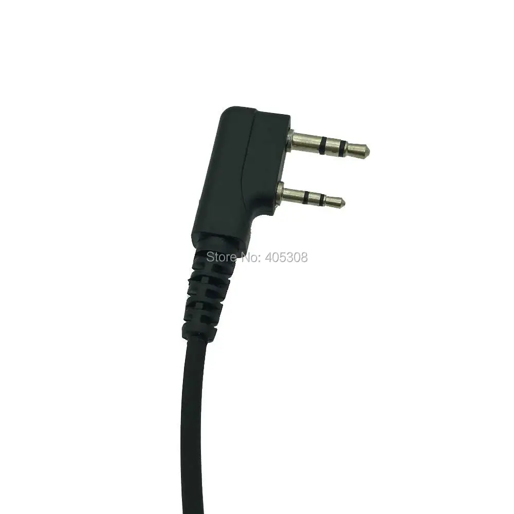10X ушной крючок гарнитура для 2 PIN Kenwood HYT Puxing Wouxun Baofeng Lt 2288 3107 3188 3260 двухстороннее