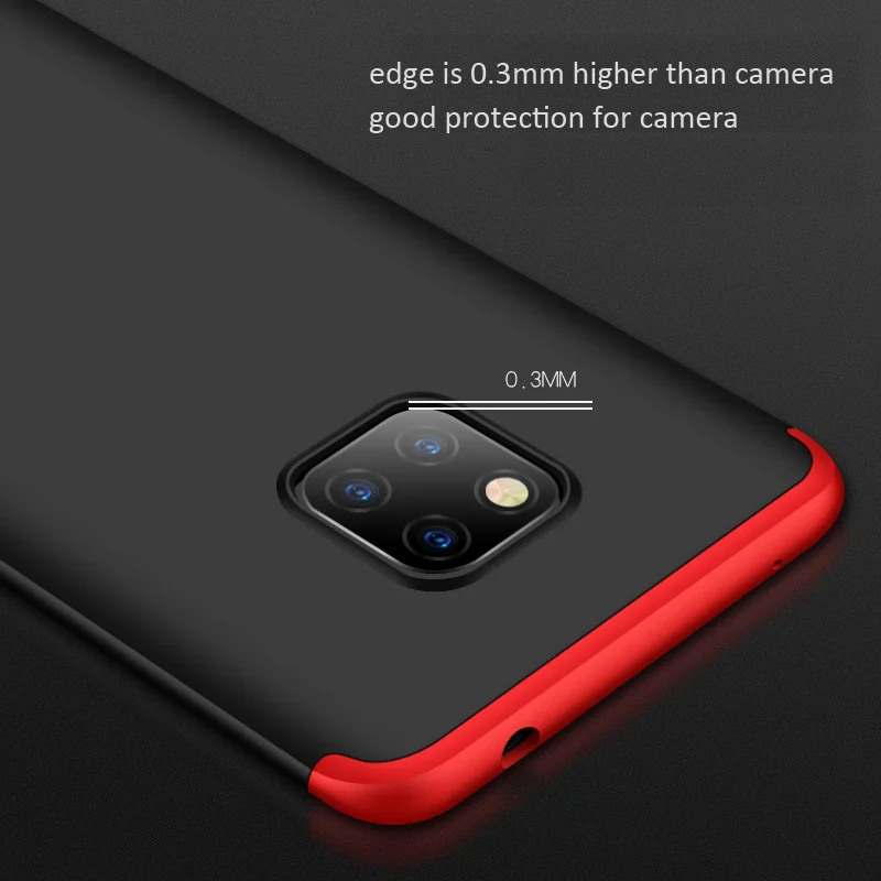 Чехол GKK для Huawei Mate 20 Pro Lite 360 с полной защитой кольцевой держатель ручка|Бамперы| |