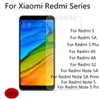 2 шт., защита для телефона Xiaomi Redmi 4X 4A 6 A S2 5 Plus, закаленное стекло, Redmi Note 4X 5A pro Prime, Защитная пленка для экрана