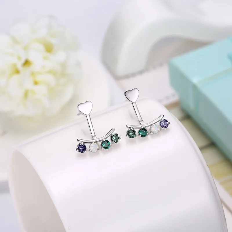 Женские серьги капли Malanda из стерлингового серебра 925 пробы с кристаллами Swarovski