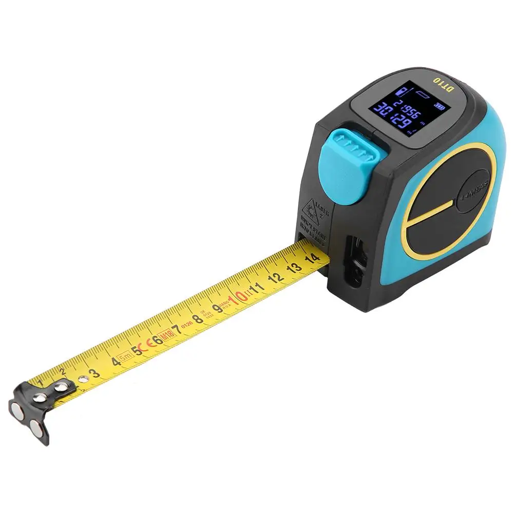 DT10 2 в 1 USB зарядка фотоустройство измерение 5 м + ЖК HD цифровой лазерный дальномер