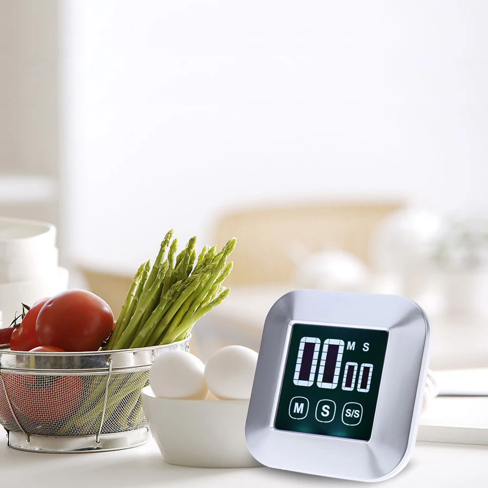 Кухня таймер Temporizador супер площади цифровой экран LCD Пособия по кулинарии