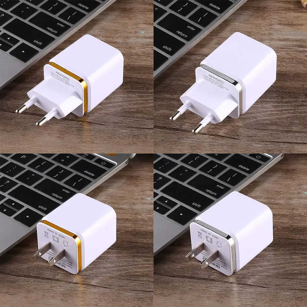 5 V Универсальный 4 Порты данных зарядки ЕС США штекер 100 240 50/60Hz 0.5A USB разъем