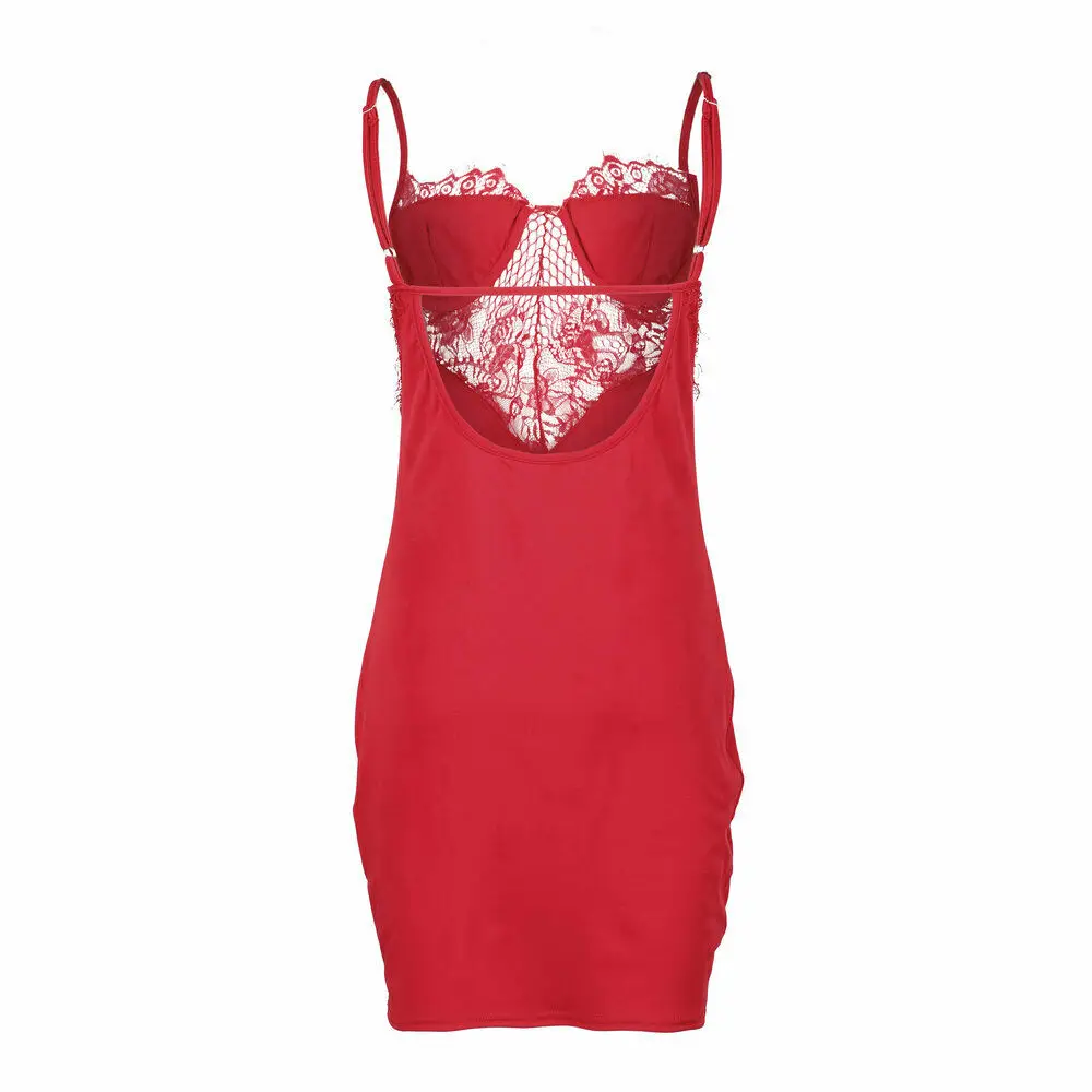 Женское платье карандаш без рукавов облегающее хлопковое красное однотонное