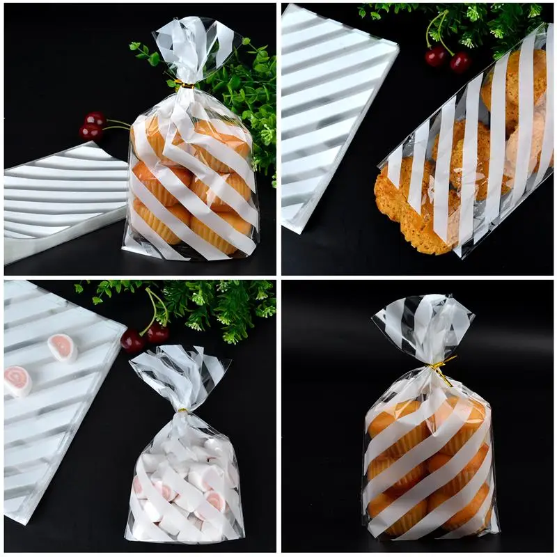 100 шт. пластиковые пакеты для упаковки капкейков | Дом и сад