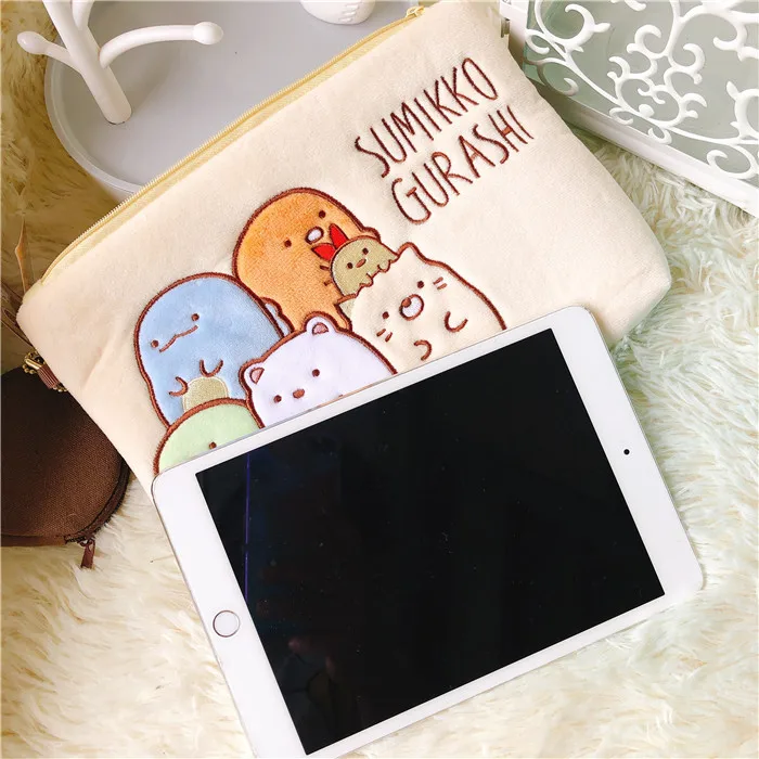 1 шт. 24 см японская анимация Sumikko guurashi плюшевые игрушки сумки мягкий угол San-x био