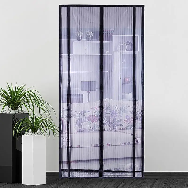 Магнитная москитная сетка занавес для двери пыленепроницаемый весна лето дверь